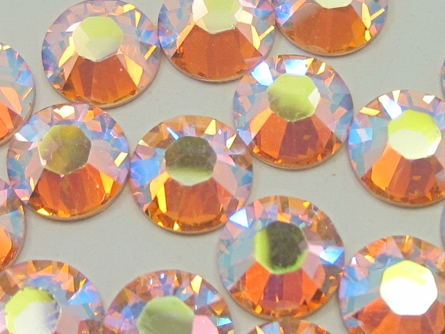 72 pcs. 20ss LIGHT PEACH AB FLATBACK European Rhinestones